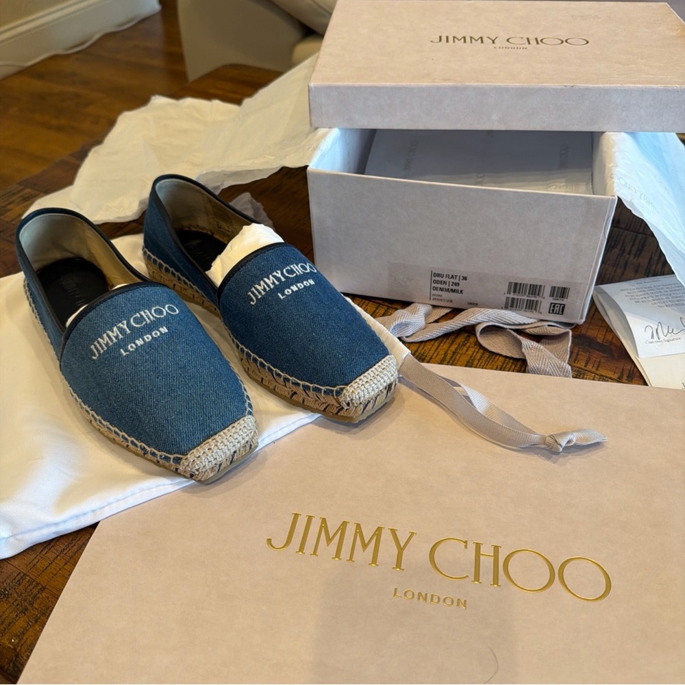 Jimmy Choo Blue Espadrilles for womans